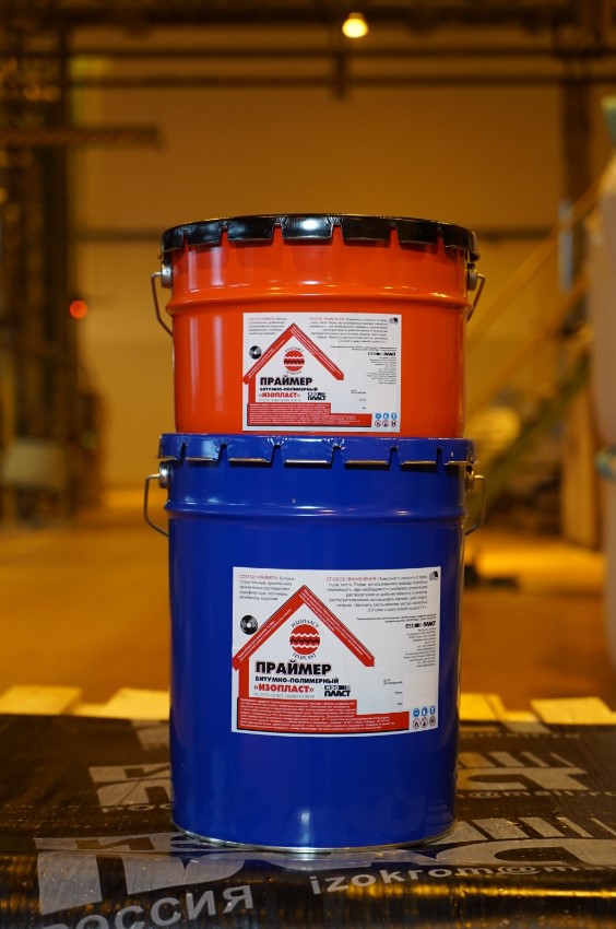 Праймер битумно-полимерный «ИЗОПЛАСТ» (20л/16кг), Изофлекс-М